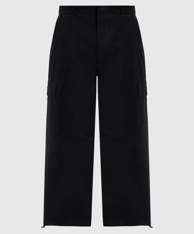 A Cold Wall Black pants with logo embroidery