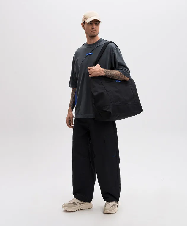 A Cold Wall Black pants with logo embroidery