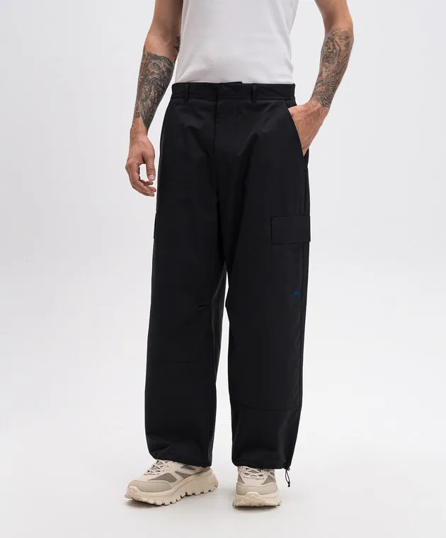 A Cold Wall Black pants with logo embroidery