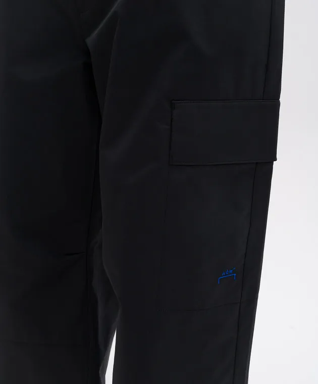 A Cold Wall Black pants with logo embroidery