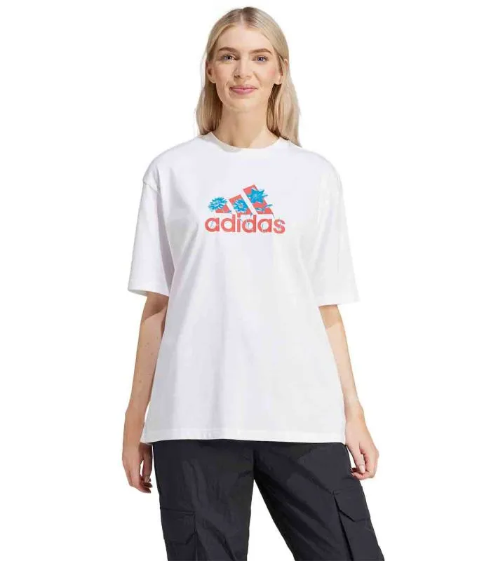 Adidas Camiseta W Flwr Bos GT Nondue