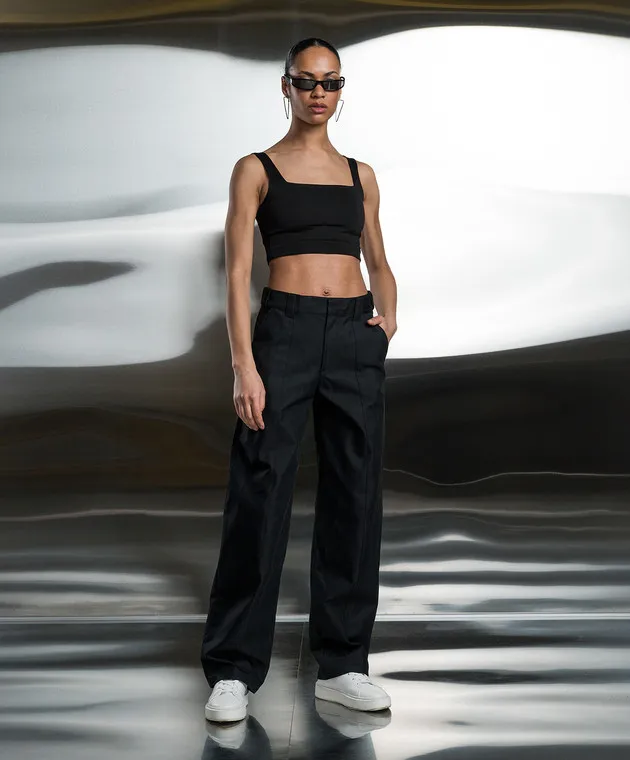 Alexander Wang Black striped pants