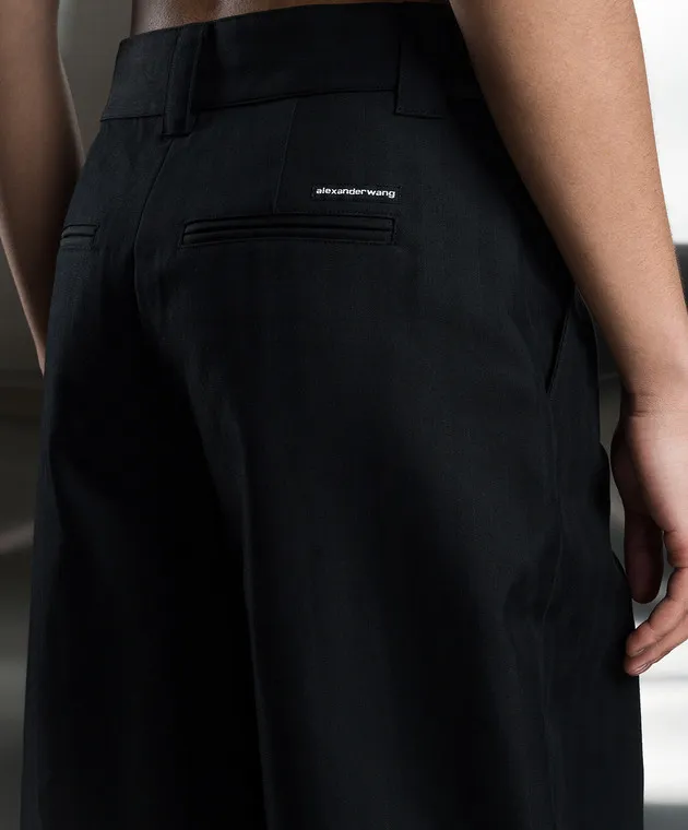 Alexander Wang Black striped pants