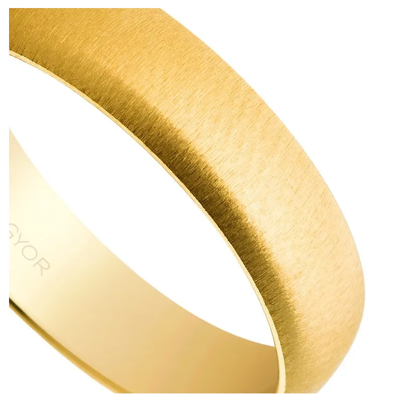 Alianza "Argyor" Texturizada Oro 18k 5mm (50505T)