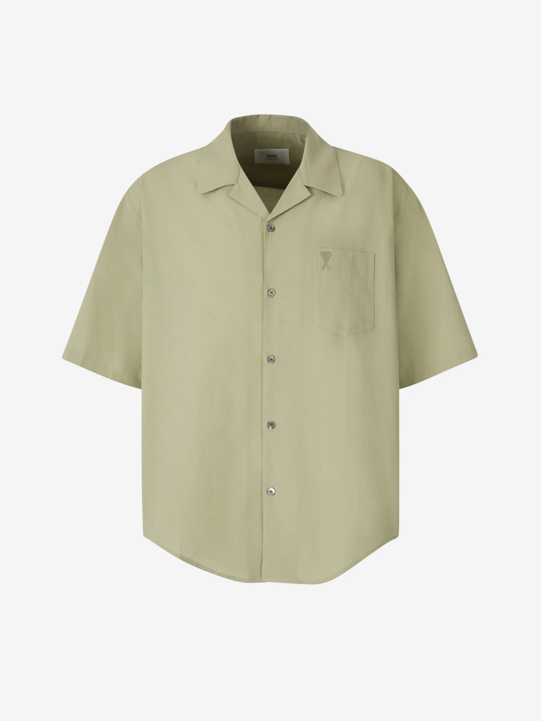 Ami Paris Camisa Oversize Algodón