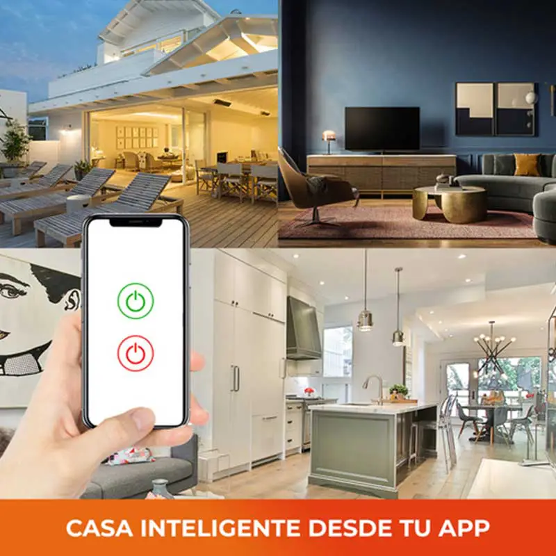 Apagador Inteligente Wifi 3 Botones Tecnolite CREATOR III