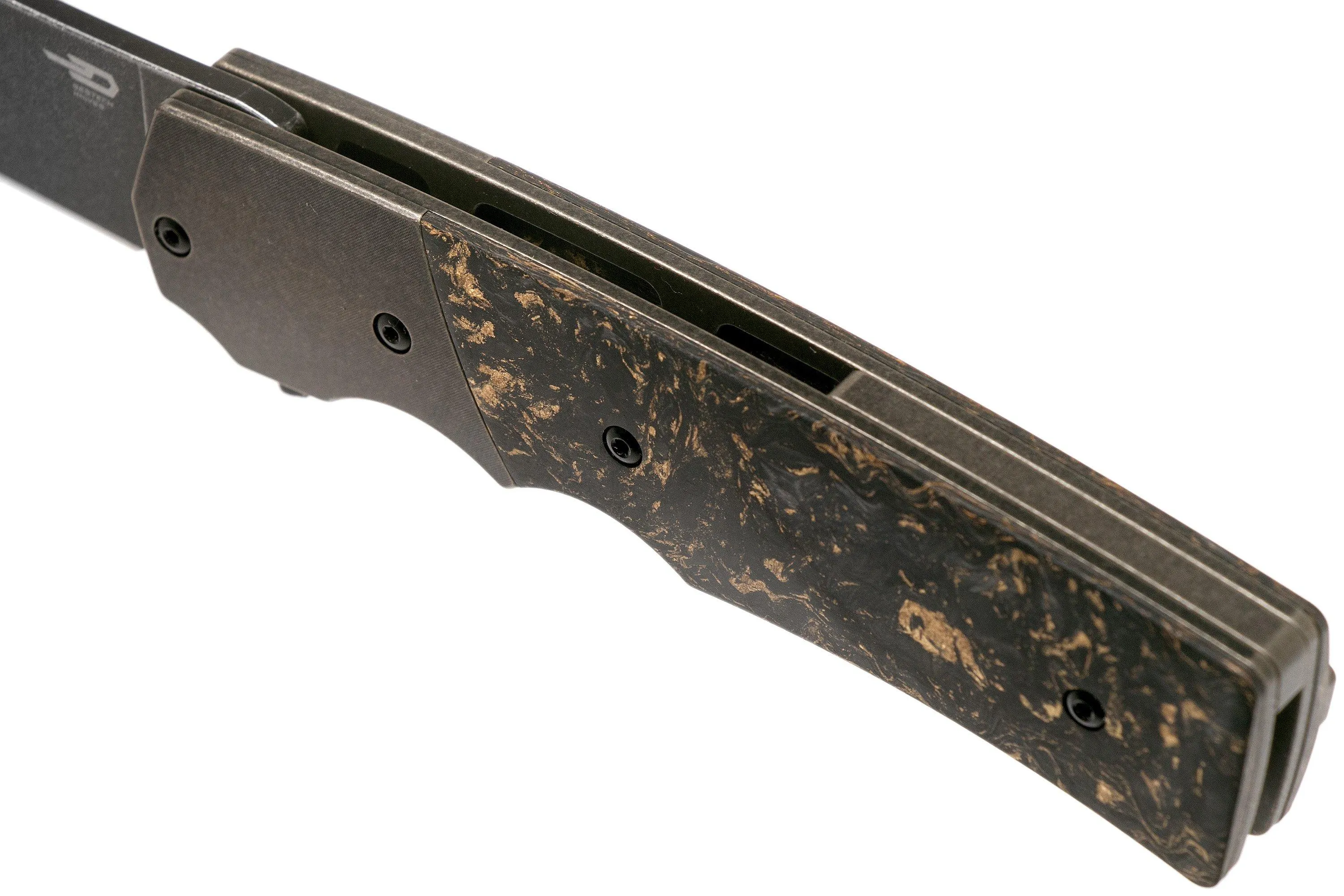 Bestech Spanish Tip Razor BT2101C Copper Carbon fibre navaja, Jason Clark Design