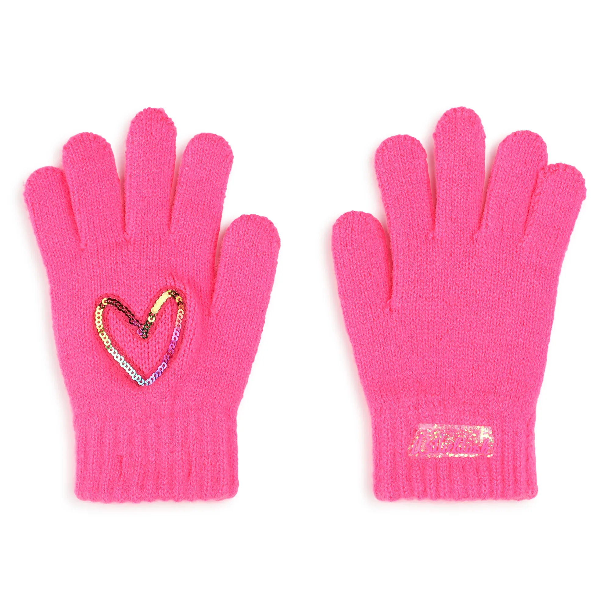 BILLIEBLUSH Guantes corazón de lentejuelas