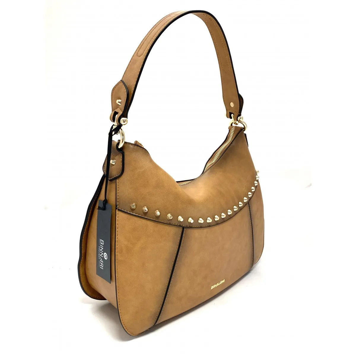 Bolso asa cómoda mujer color cuero Cnp17330