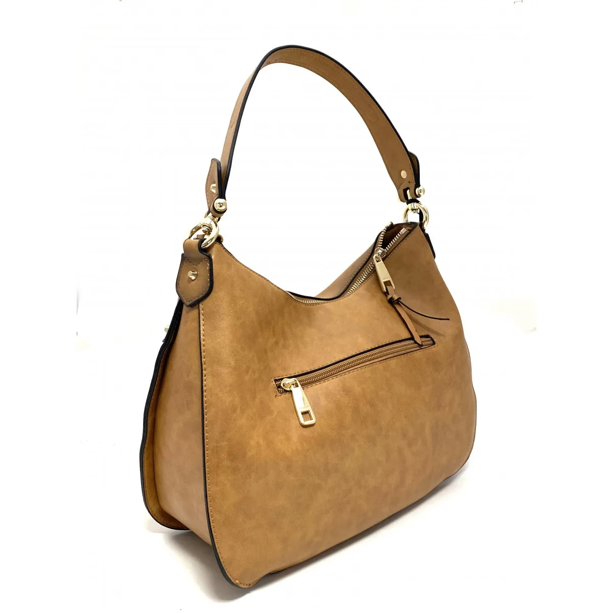 Bolso asa cómoda mujer color cuero Cnp17330