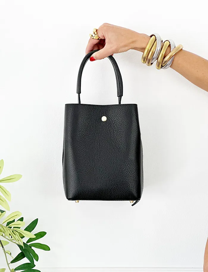 Bolso bucket negro