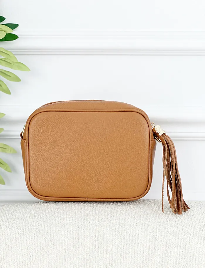 Bolso macaron camel