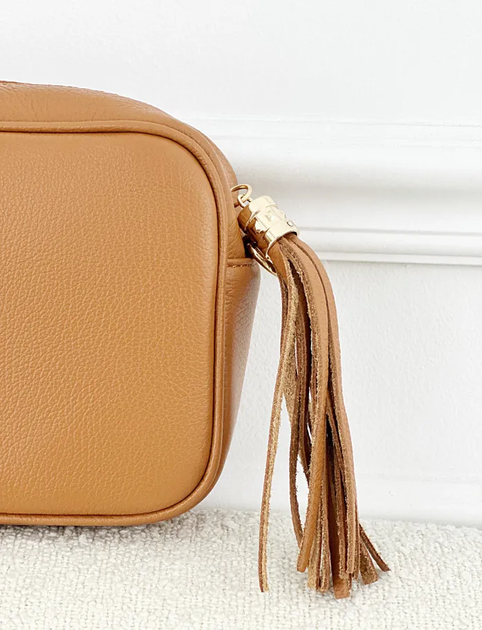 Bolso macaron camel