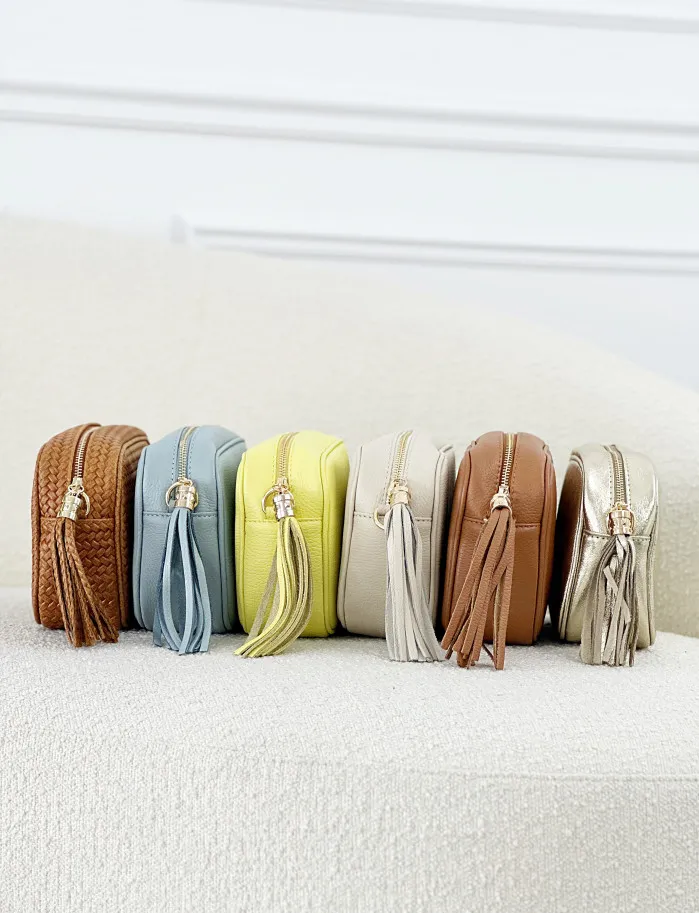 Bolso macaron camel
