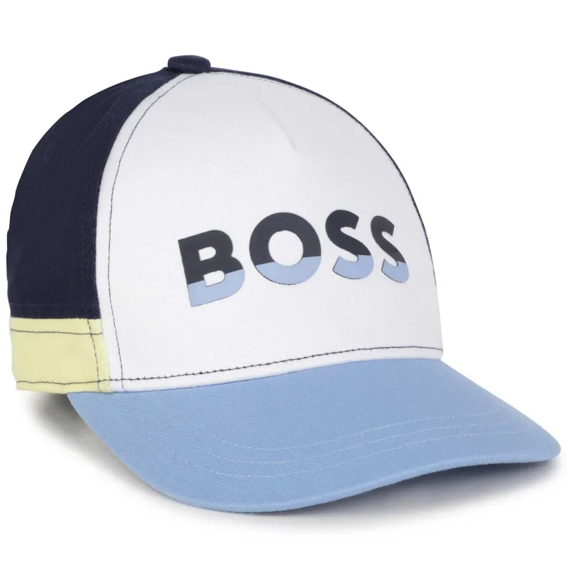 BOSS Gorra tricolor