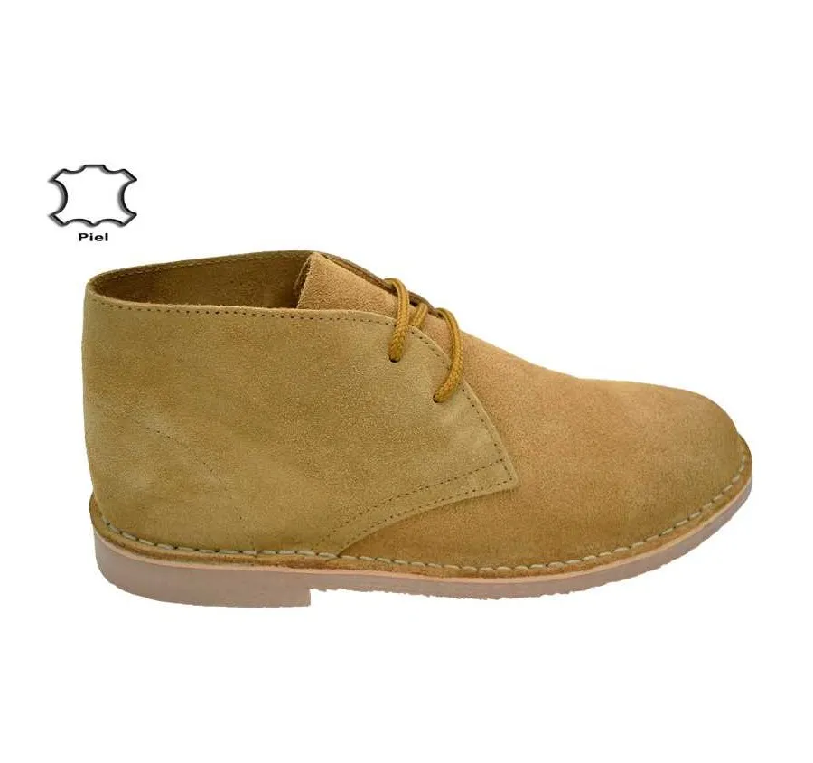 BOTA SAFARI CORDÓN CARAPIJO CANO CONFORT PISAMIERDA SERRAJE CAMELLO 26101