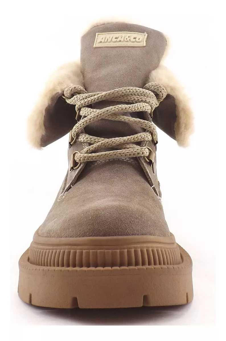 Botas Borcegos Peluche Anca & Co Justina Dama Mujer Carg