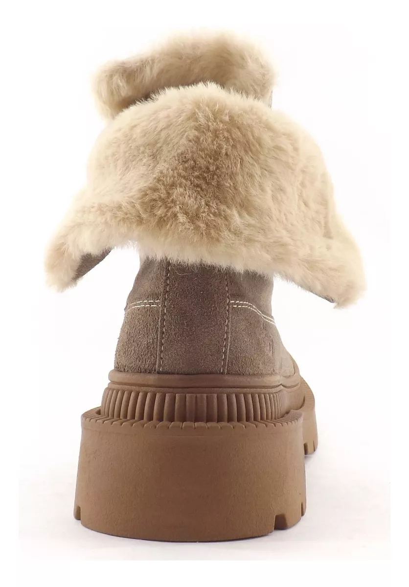 Botas Borcegos Peluche Anca & Co Justina Dama Mujer Carg
