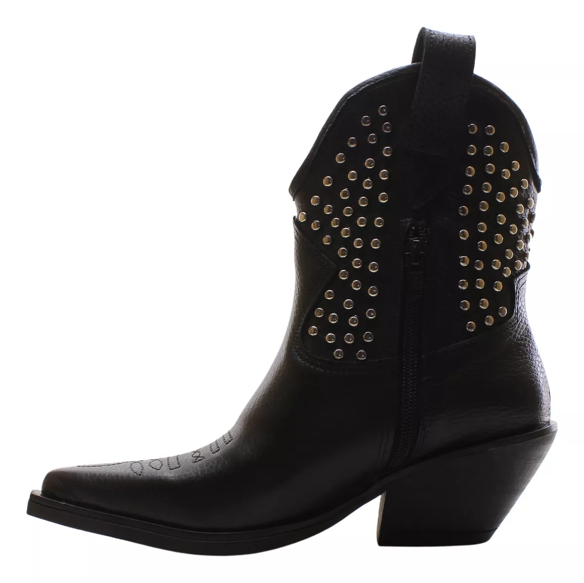 Botas Botinetas Texanas Tachas Dama Mujer Mona 10 Carg
