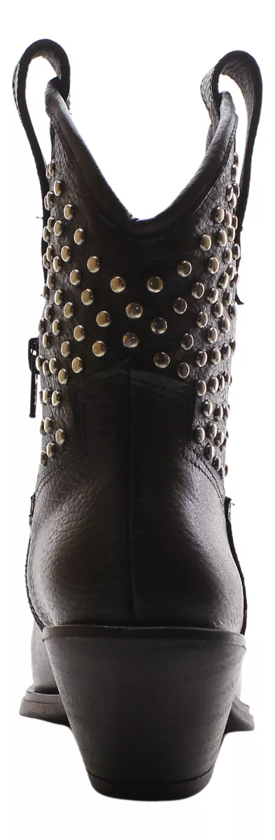 Botas Botinetas Texanas Tachas Dama Mujer Mona 10 Carg