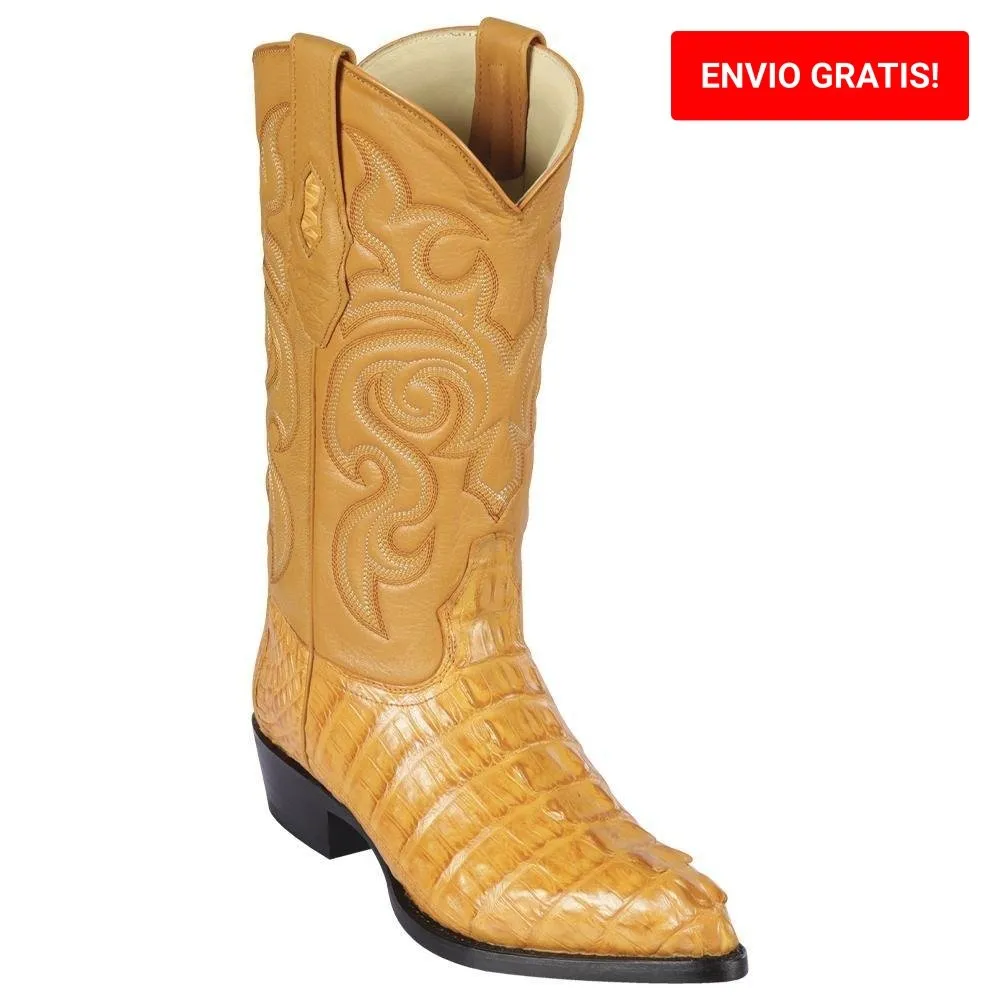 BOTAS DE COCODRILO CAIMAN COLA ORIGINAL HORMA PUNTAL LAB990102