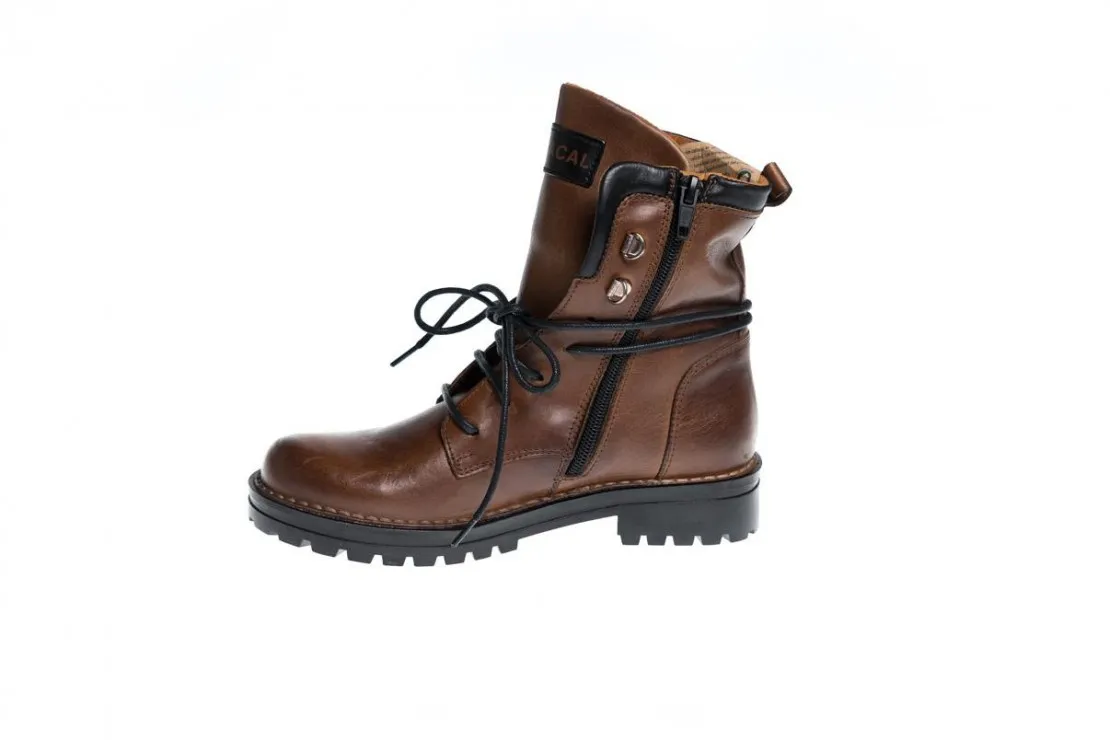 Botin de Chica Con Cordones Cuero 5666 Chacal