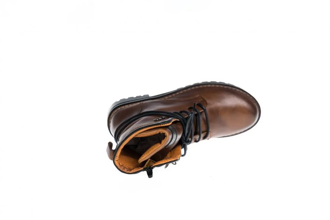 Botin de Chica Con Cordones Cuero 5666 Chacal