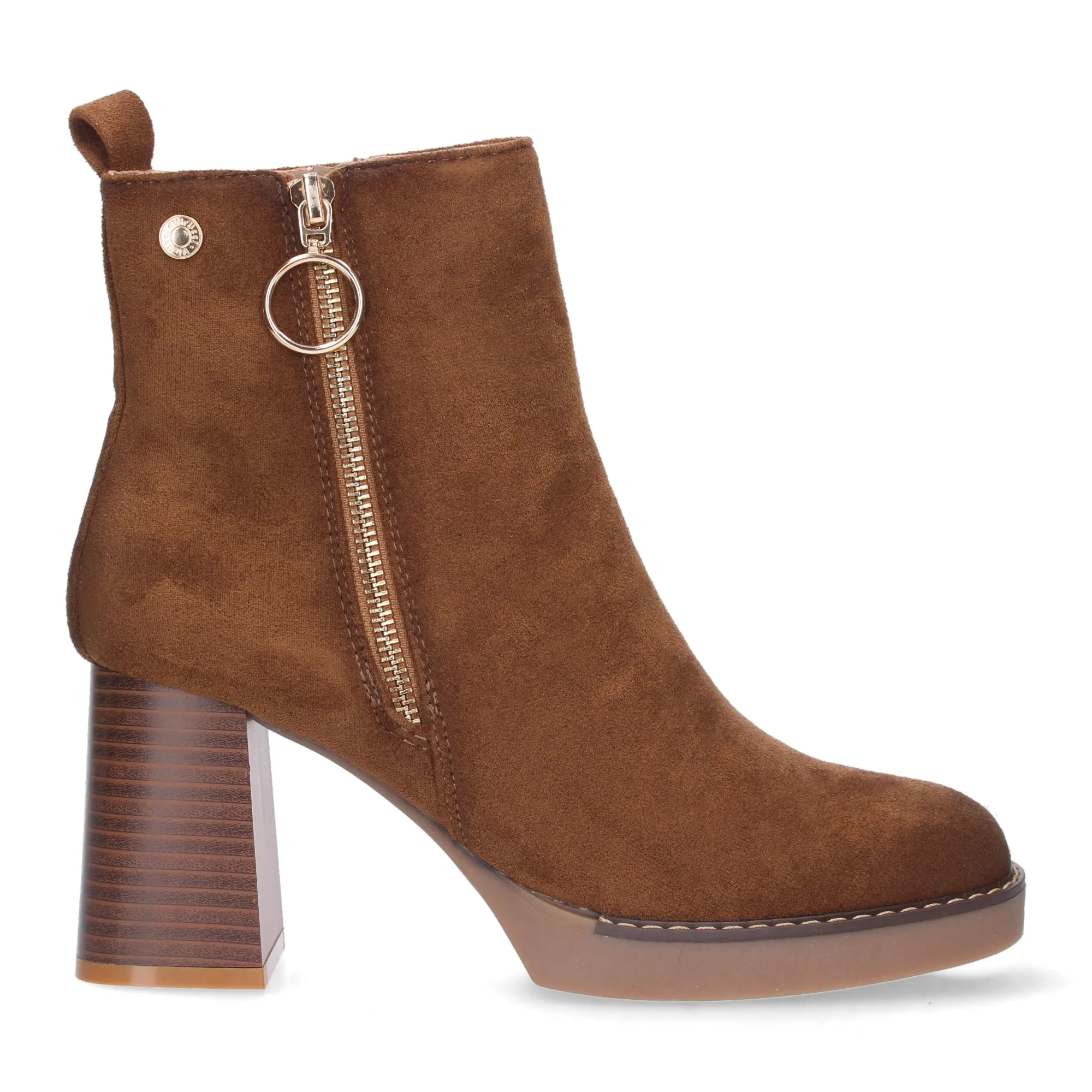BOTINES DE TACóN Y PLATAFORMA MUJER COLOR MARRóN VR3561
