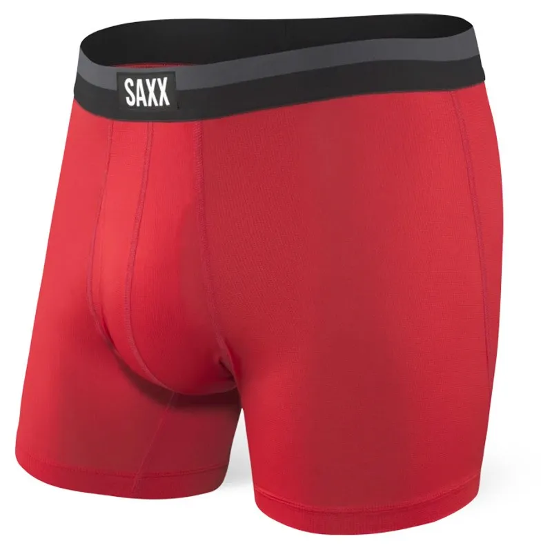BOXER SAXX SPORT MALLA ROJO