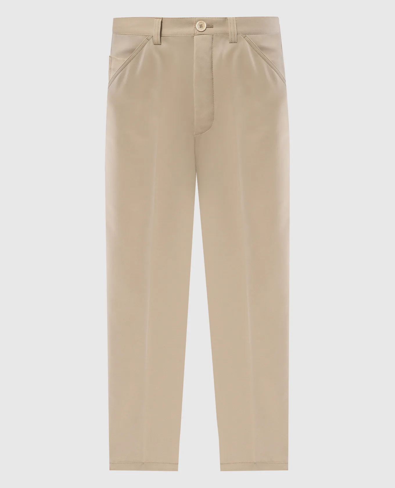 Brunello Cucinelli Beige pants with wool