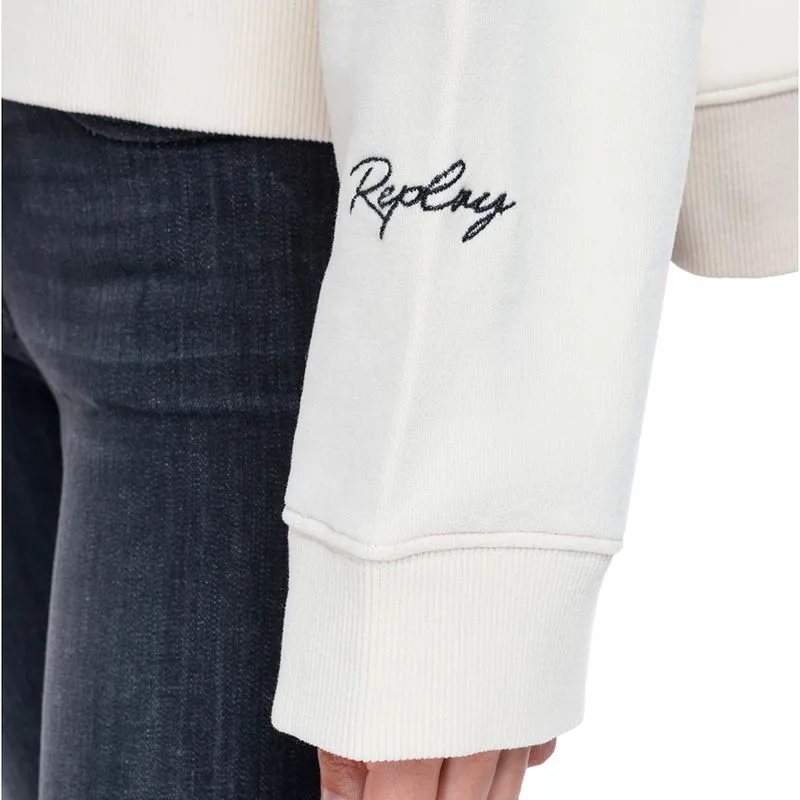 Buzo Cerrado Para Mujer Peach Hand Cotton Fleece Replay 37602