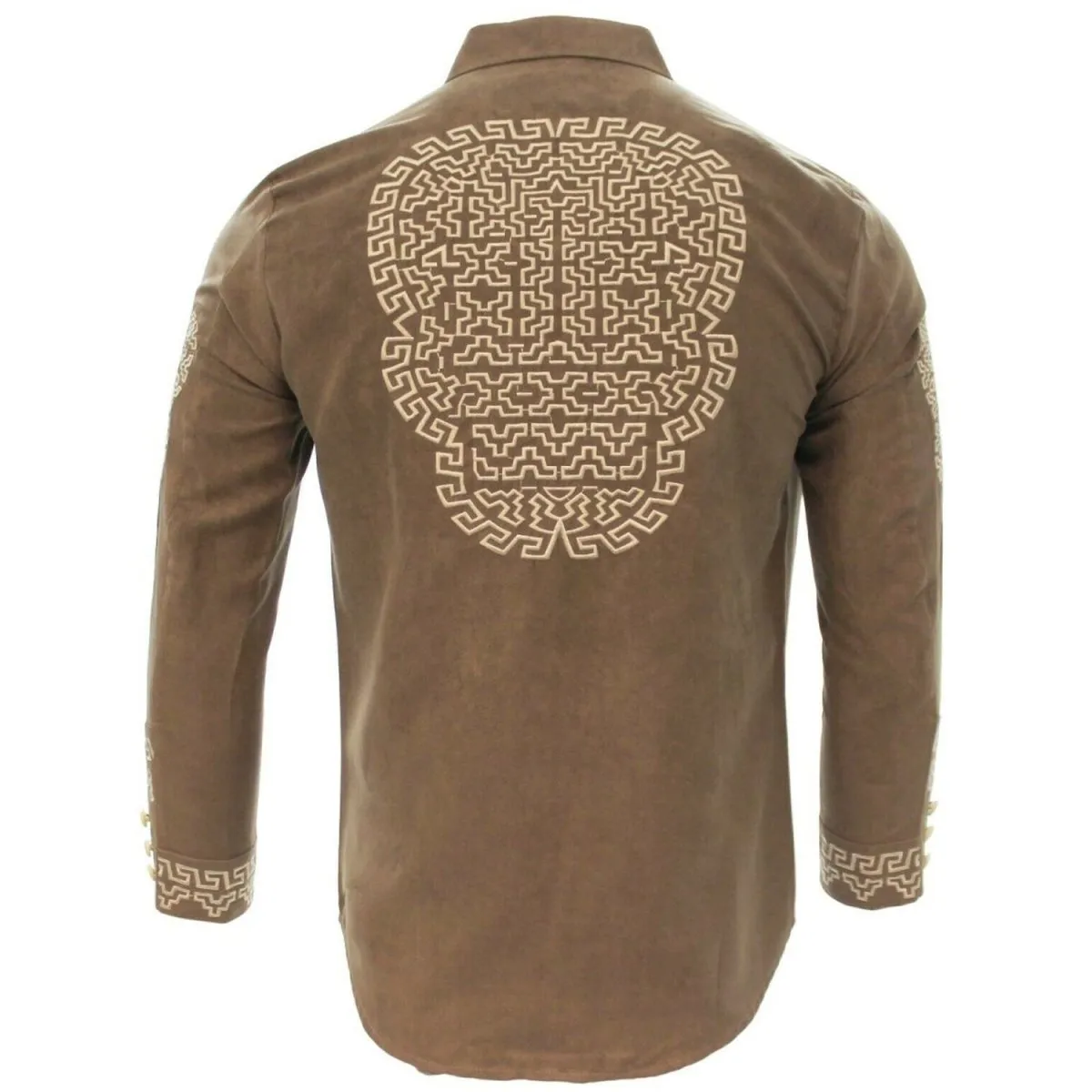 CAMISA CHARRA GAMUZA WHITE DIAMONDS WD809