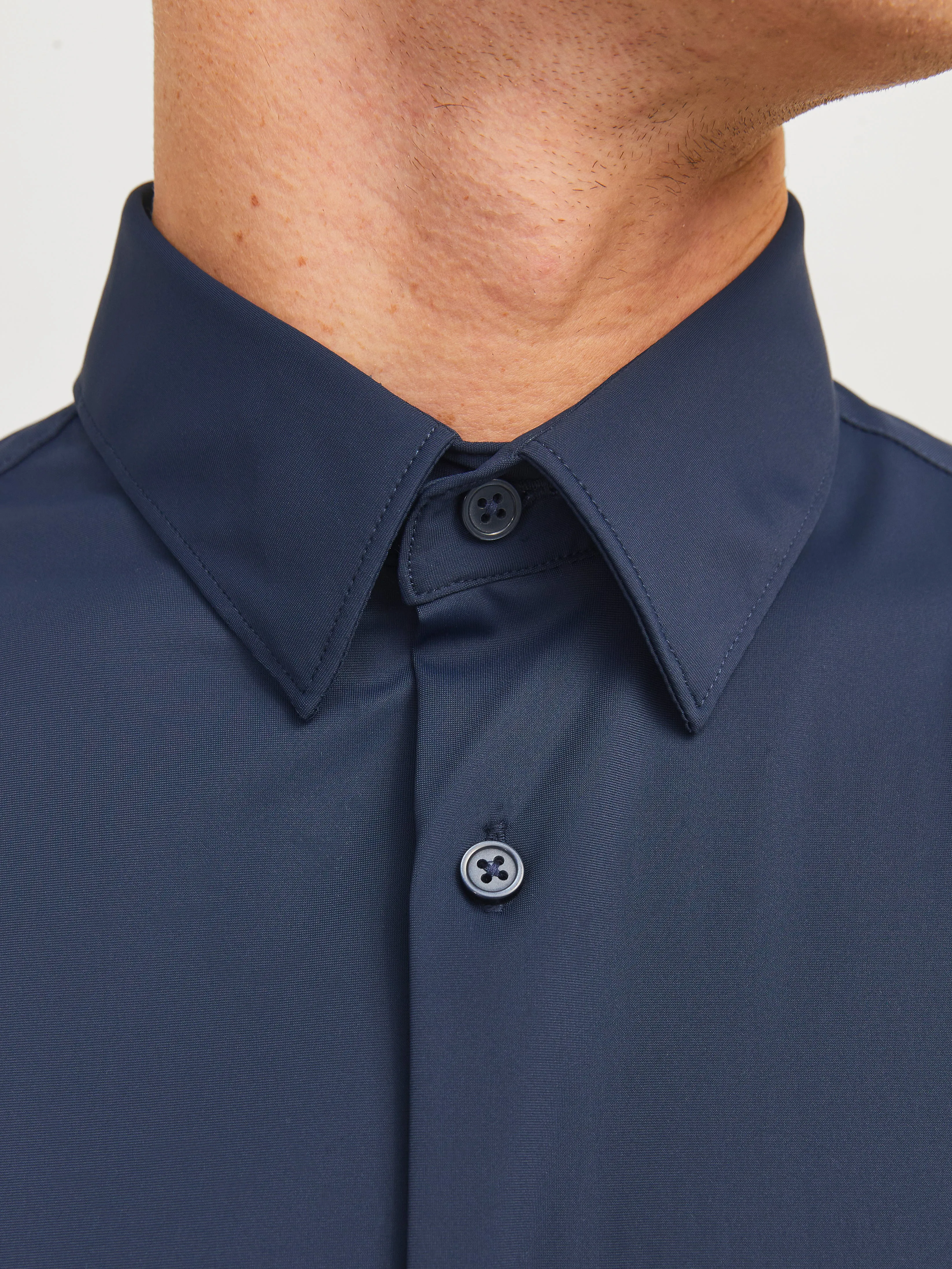 Camisa formal Corte slim | Azul oscuro | Jack & Jones®