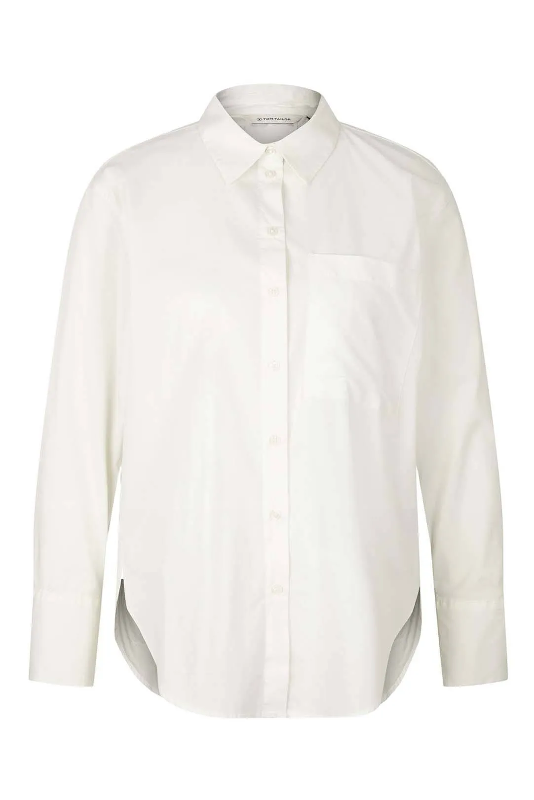 CAMISA POPELIN MUJER CORTA BLANCO