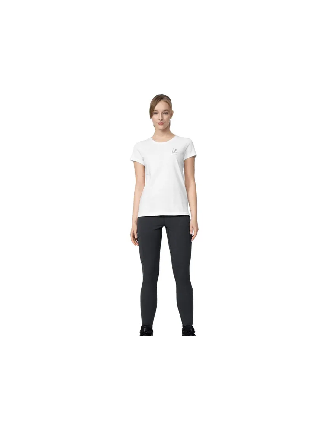 Camiseta 4F Regular Organic Cotton Mujer WH