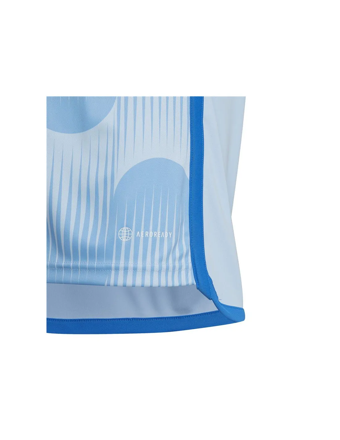 Camiseta azul de fútbol adidas Segunda Equipación España 22 Infantil