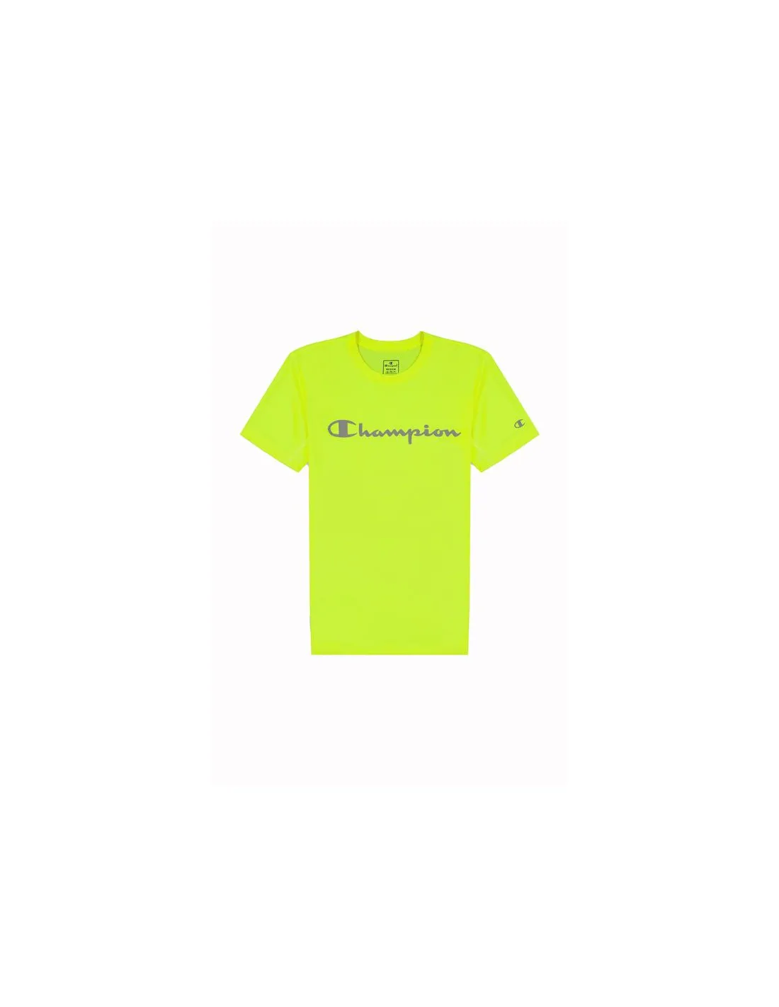 Camiseta Champion Crewneck Amarillo Hombre