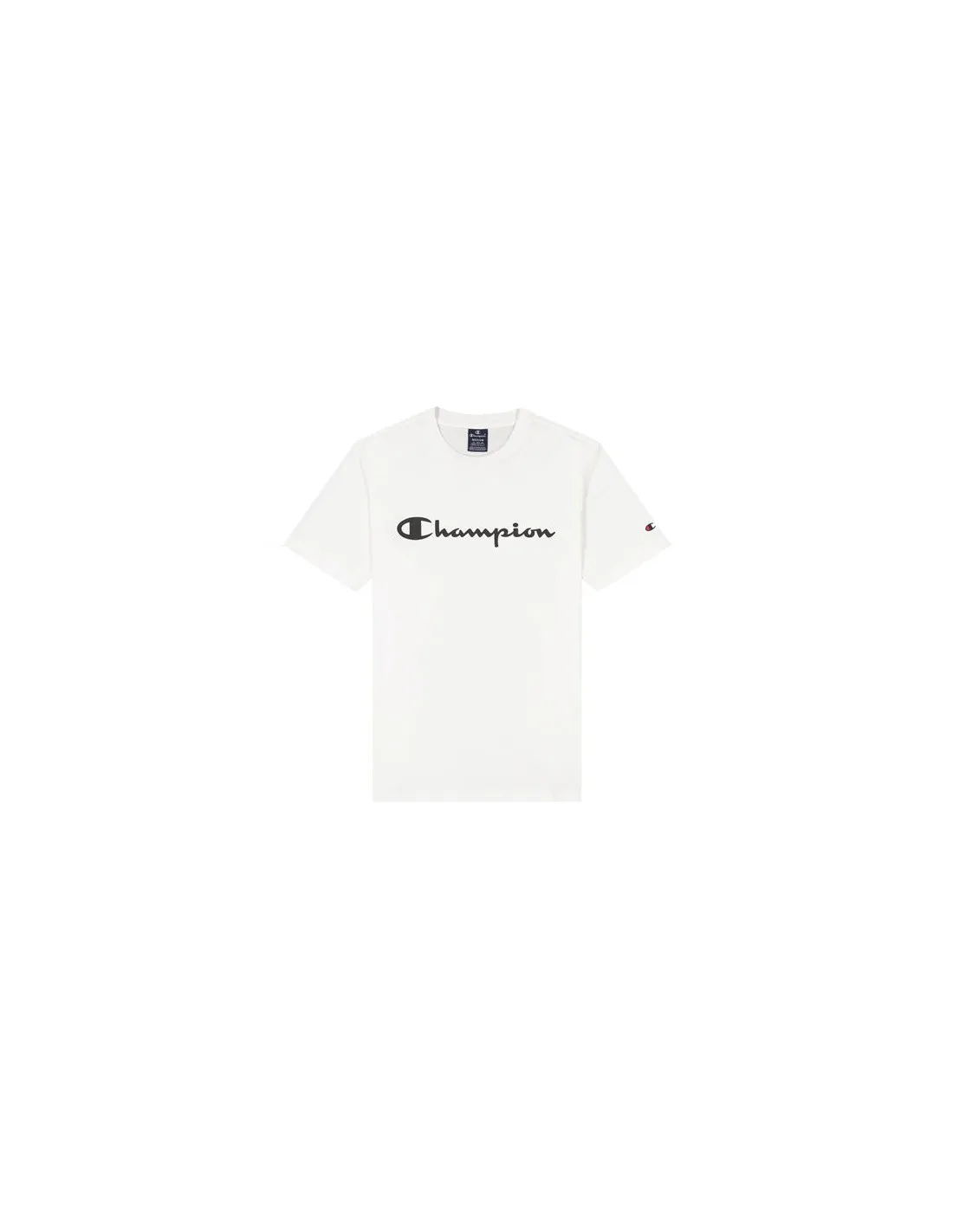 Camiseta Champion Crewneck Blanco Hombre Blanco
