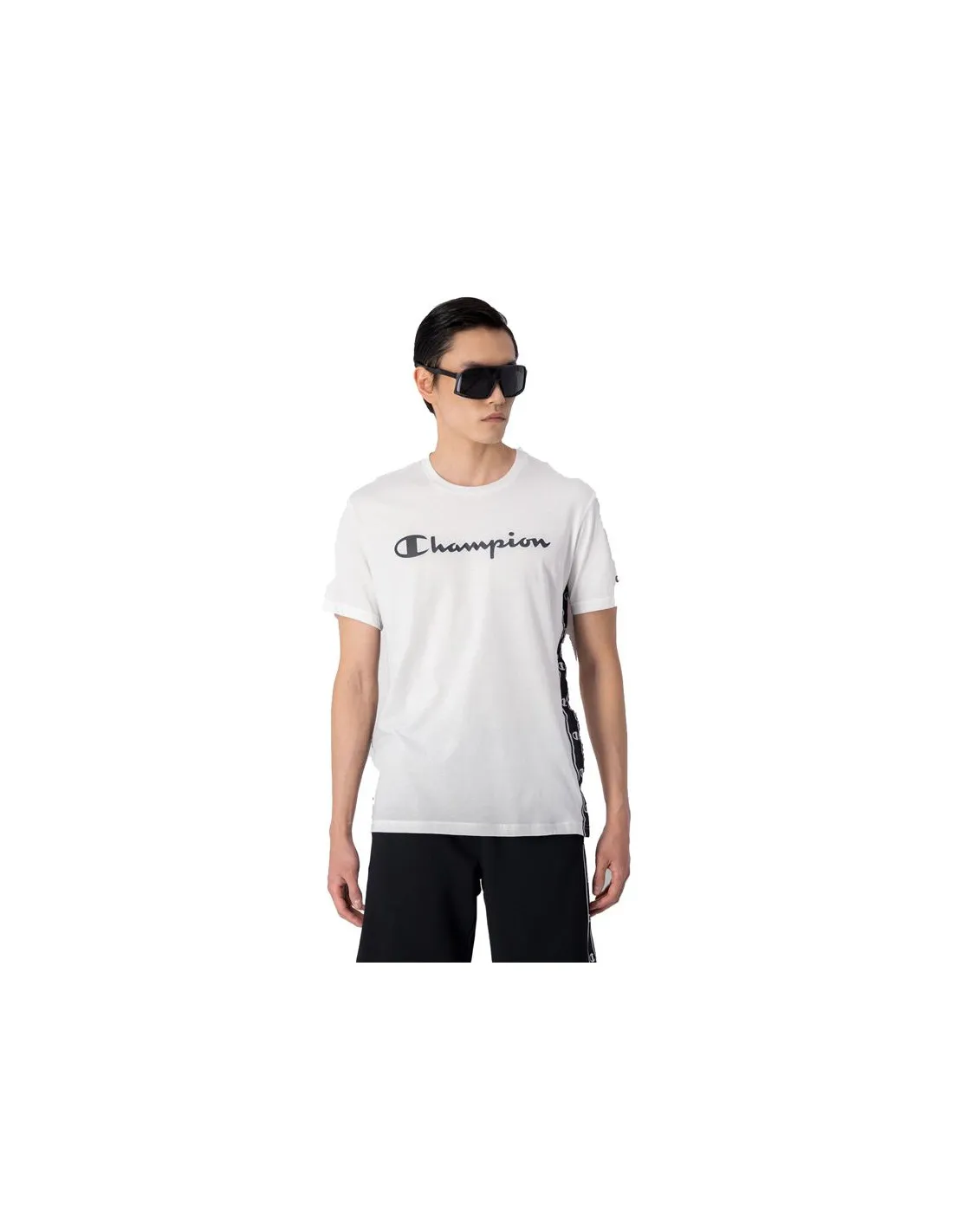 Camiseta Champion Crewneck Blanco Hombre Blanco