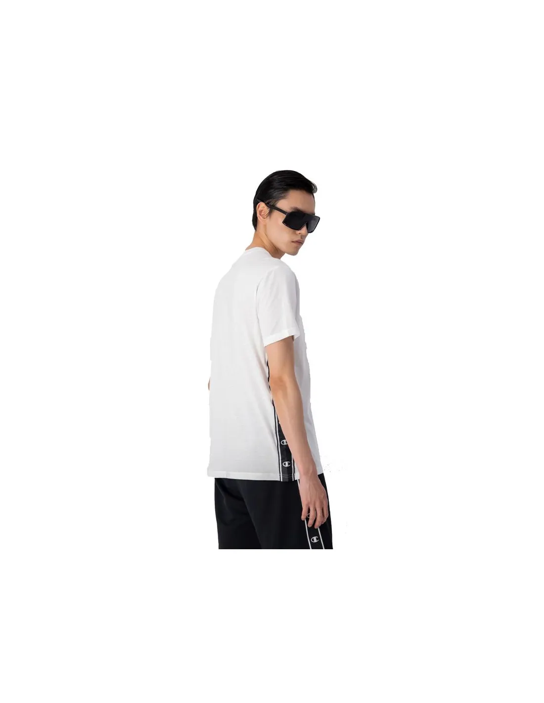 Camiseta Champion Crewneck Blanco Hombre Blanco