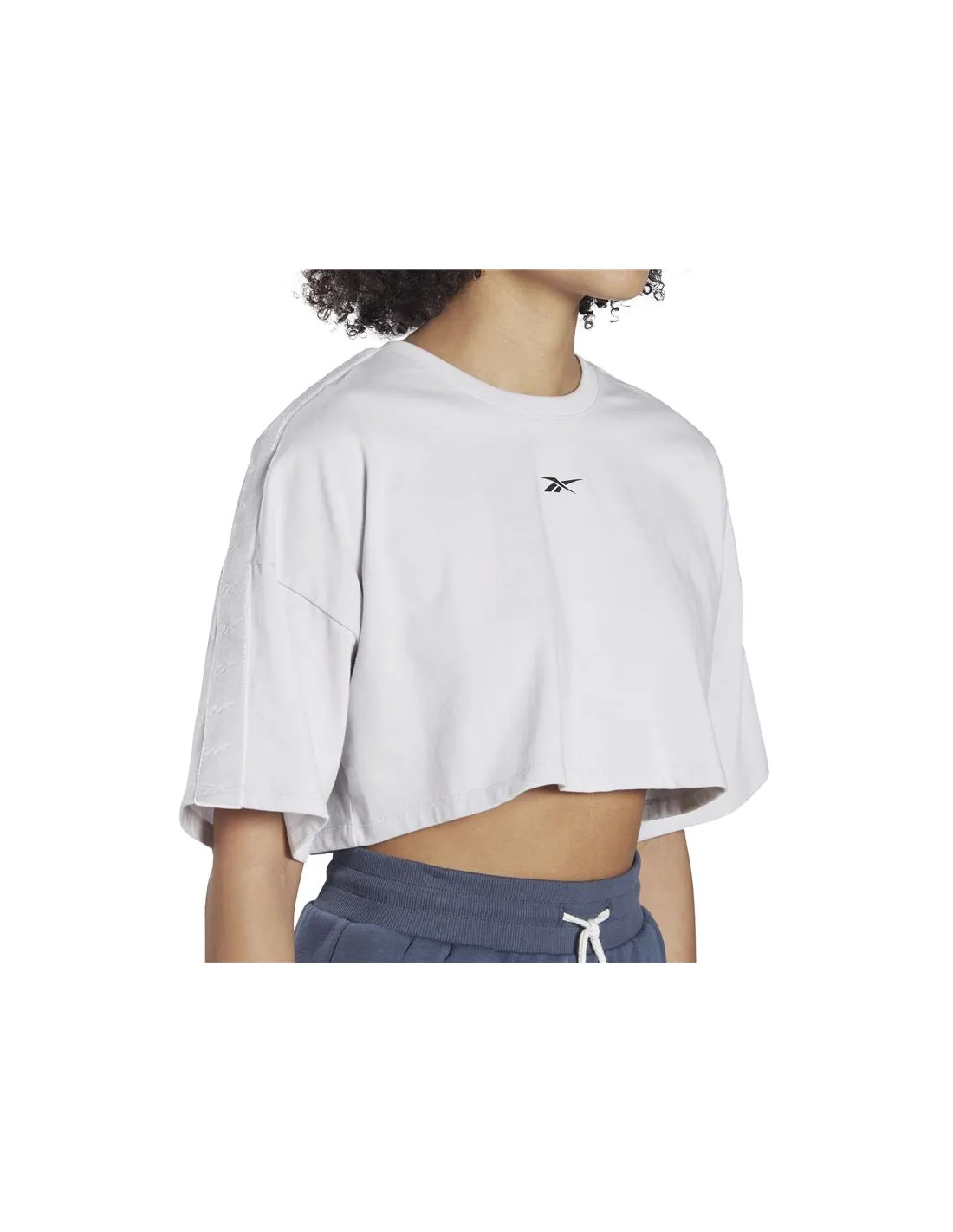 Camiseta de Fitness Reebok Crop Vector Velour