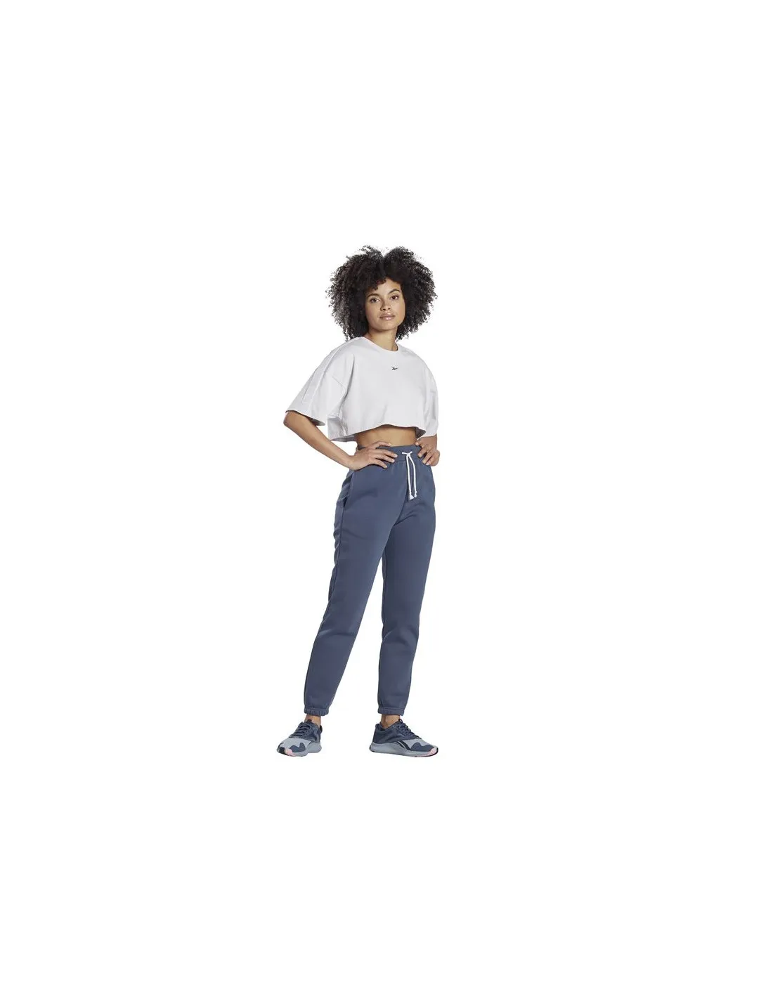 Camiseta de Fitness Reebok Crop Vector Velour