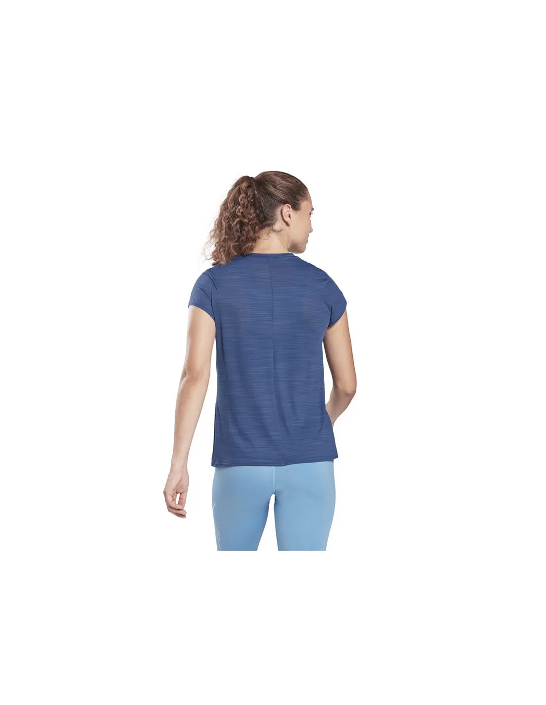 Camiseta de fitness Reebok Workout Ready W Batik Blue