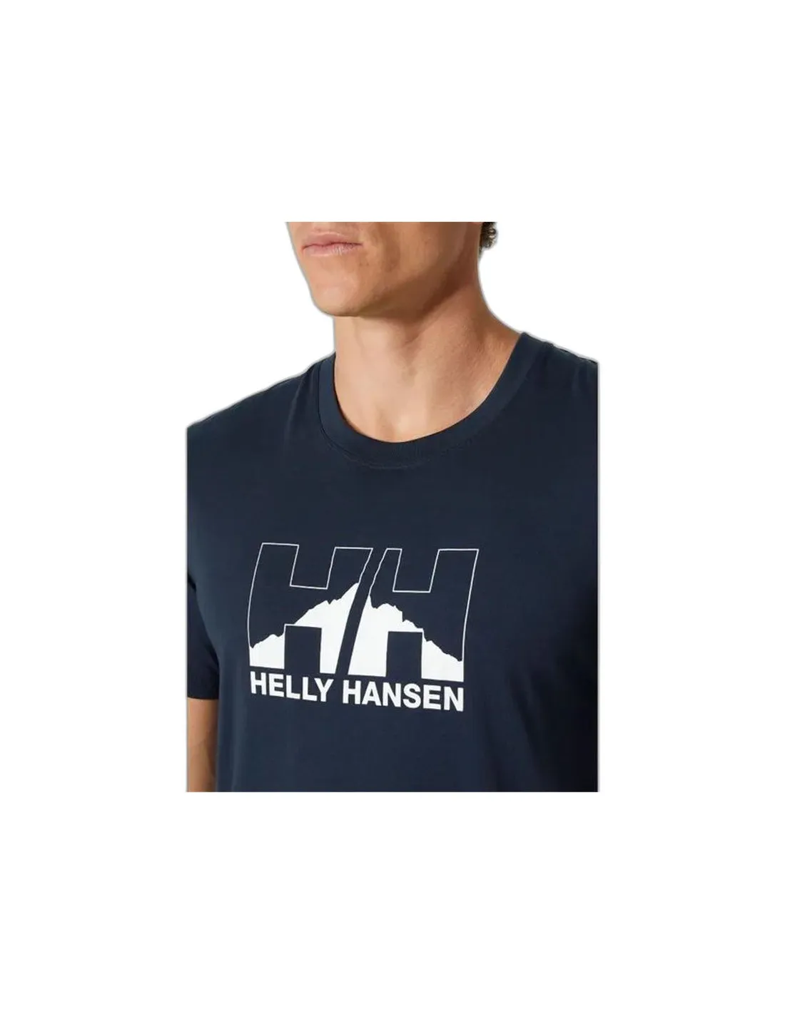 Camiseta de Montaña Helly Hansen Nord Graphic Hombre Navy