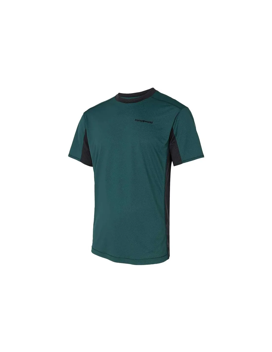 Camiseta de Montaña Trangoworld Ritsem Hombre Verde/Negro