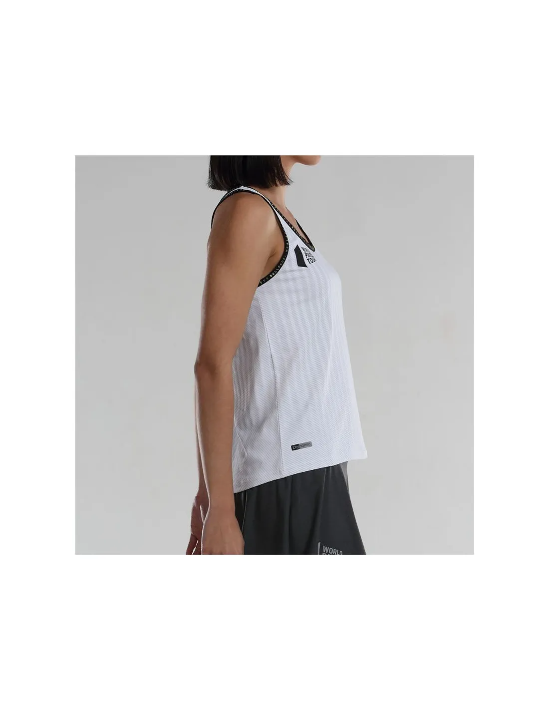 Camiseta de Pádel Bullpadel Lugar Blanco Mujer