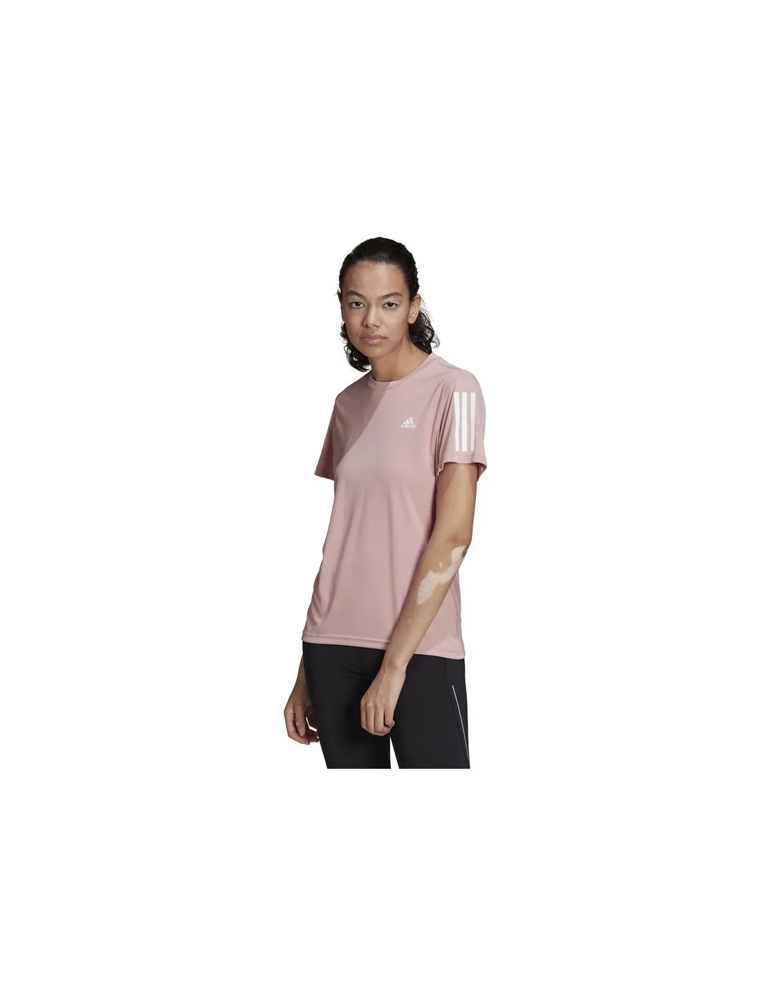 Camiseta de running adidas Own The Run Tee W Pink