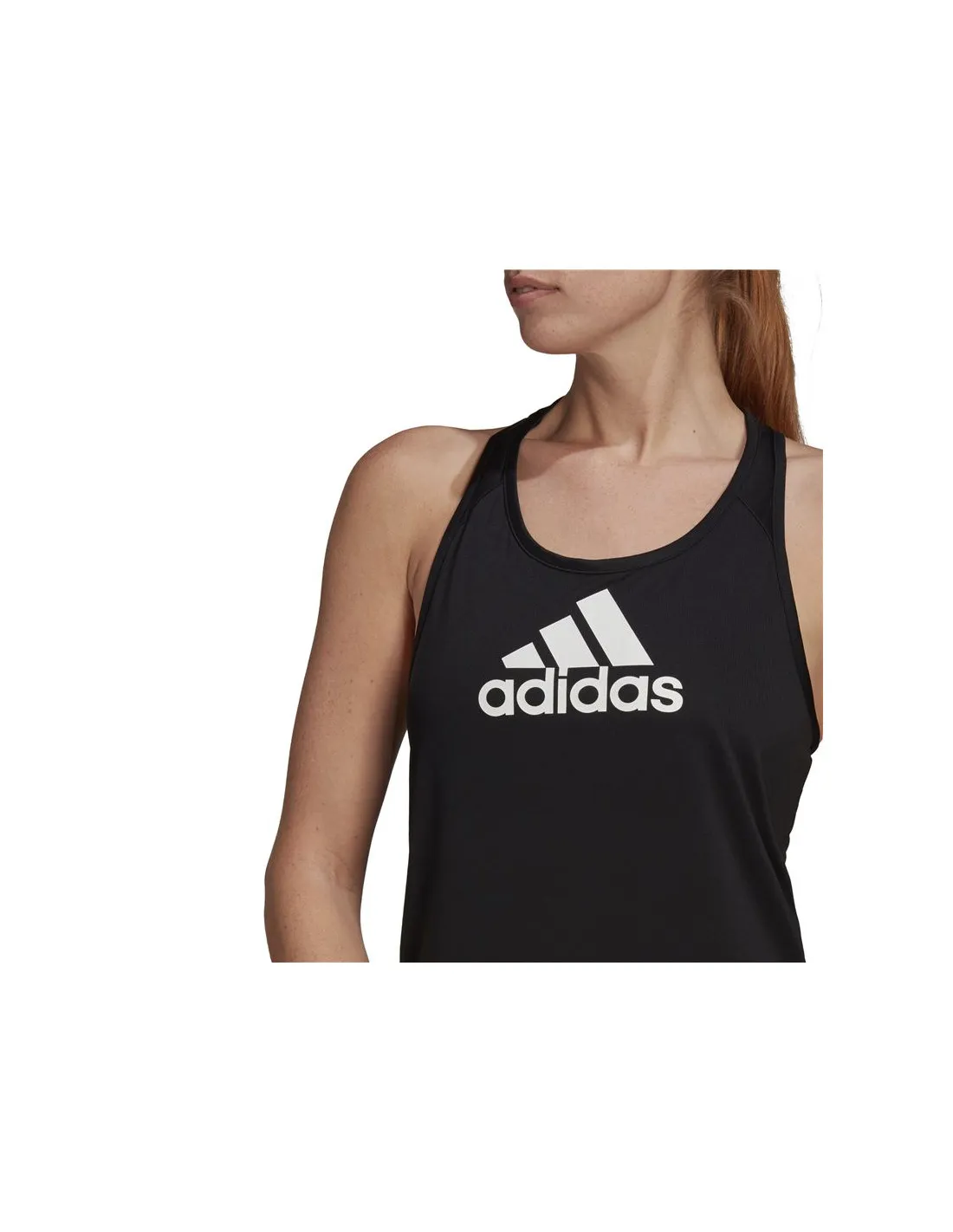 Camiseta de tirantes adidas Aeroready D2M W Black