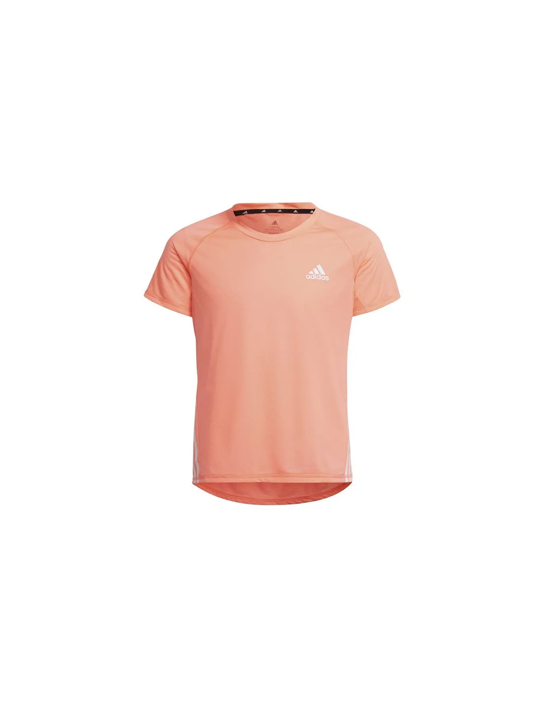 Camiseta de training adidas Aeroready 3 Bandas Girls Acid Red