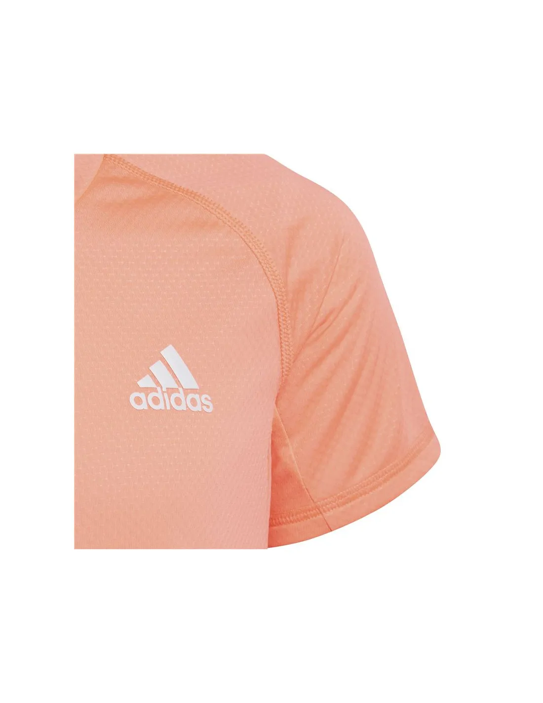 Camiseta de training adidas Aeroready 3 Bandas Girls Acid Red